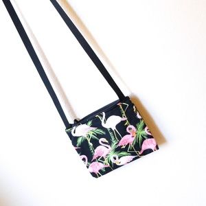 Small Flamingo Crossbody Bag